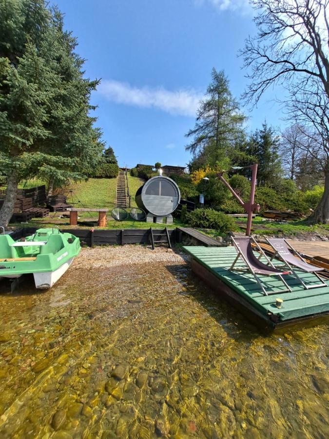 Domek Nad Jeziorem Dobskim - Fuleda 5 Exteriör bild
